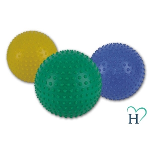 Piłka do rehabilitacji z kolcami Ø 25,5cm (zielona)